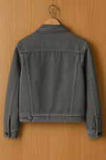 Grey Denim Jacket: Casual Streetwear Jean Coat