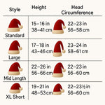 Luxury Red Santa Velvet Hat: with Thick Faux Fur Trim